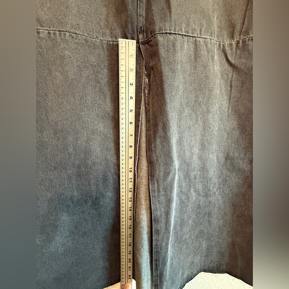 🖤 Vintage-Inspired Grey Denim Maxi Skirt – Size Large – Preloved Charm 🖤 - Picture 5 of 16